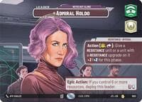 Admiral Holdo - We're Not Alone (Showcase) - Jump to Lightspeed - Star Wars: Unlimited card