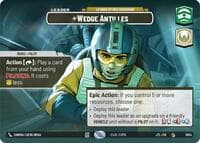 Wedge Antilles - Leader of Red Squadron (Showcase) - Jump to Lightspeed - Star Wars: Unlimited card