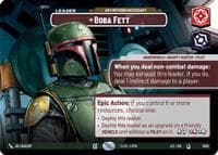Boba Fett - Any Methods Necessary (Showcase) - Jump to Lightspeed - Star Wars: Unlimited card