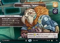 Admiral Trench - Chk-chk-chk-chk (Showcase) - Jump to Lightspeed - Star Wars: Unlimited card