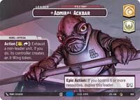 Admiral Ackbar - It's A Trap! (Showcase) - Jump to Lightspeed - Star Wars: Unlimited card