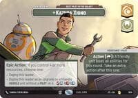 Kazuda Xiono - Best Pilot in the Galaxy (Showcase) - Jump to Lightspeed - Star Wars: Unlimited card