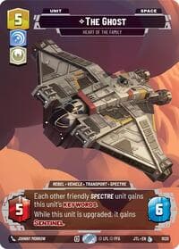 The Ghost - Heart of the Family (Prestige) - Jump to Lightspeed - Star Wars: Unlimited card