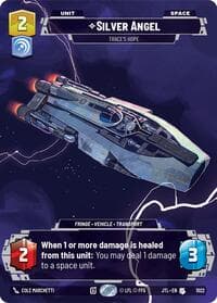Silver Angel - Trace's Hope (Prestige) - Jump to Lightspeed - Star Wars: Unlimited card