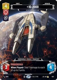 IG-2000 - Assassin's Aggressor (Prestige) - Jump to Lightspeed - Star Wars: Unlimited card