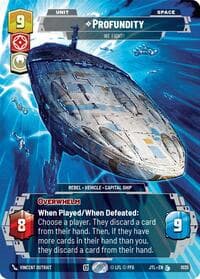 Profundity - We Fight! (Prestige) - Jump to Lightspeed - Star Wars: Unlimited card