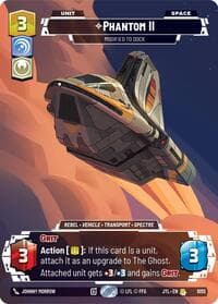Phantom II - Modified to Dock (Prestige Foil) - Jump to Lightspeed - Star Wars: Unlimited card