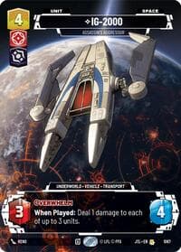 IG-2000 - Assassin's Aggressor (Prestige Foil) - Jump to Lightspeed - Star Wars: Unlimited card