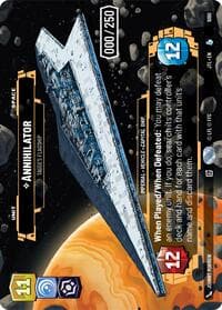 Annihilator - Tagge's Flagship (Serialized) - Jump to Lightspeed - Star Wars: Unlimited card