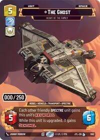 The Ghost - Heart of the Family (Serialized) - Jump to Lightspeed - Star Wars: Unlimited card