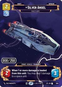 Silver Angel - Trace's Hope (Serialized) - Jump to Lightspeed - Star Wars: Unlimited card