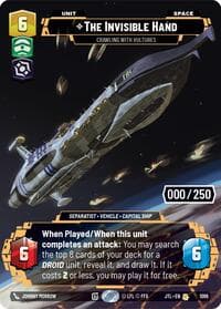 The Invisible Hand - Crawling With Vultures (Serialized) - Jump to Lightspeed - Star Wars: Unlimited card