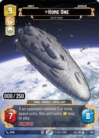 Home One - On My Mark (Serialized) - Jump to Lightspeed - Star Wars: Unlimited card