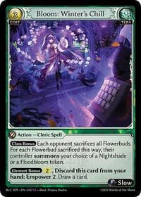 Bloom: Winter's Chill - Diao Chan Re: Collection, Idyll Corsage - Grand Archive TCG card