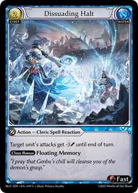 Dissuading Halt - Diao Chan Re: Collection, Idyll Corsage - Grand Archive TCG card
