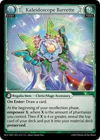 Kaleidoscope Barrette - Diao Chan Re: Collection, Idyll Corsage - Grand Archive TCG card
