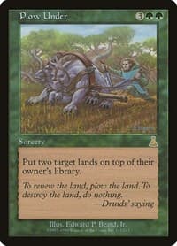 Plow Under - Urza's Destiny - Magic: The Gathering card
