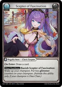 Scepter of Fascination - Diao Chan Re: Collection, Idyll Corsage - Grand Archive TCG card