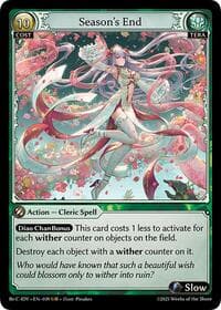 Season's End - Diao Chan Re: Collection, Idyll Corsage - Grand Archive TCG card