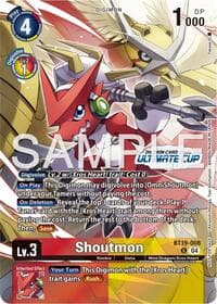 Shoutmon (Ultimate Cup 25-26 Season 1) - Release Special Booster 2.5 - Digimon Card Game card