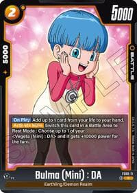 Bulma (Mini) : DA - Starter Deck 8: Vegeta (Mini) Super Saiyan 3 - Dragon Ball Super: Fusion World card