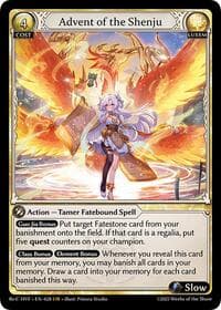 Advent of the Shenju - Guo Jia Re: Collection, Heaven’s Favored - Grand Archive TCG card