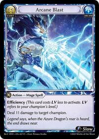 Arcane Blast - Guo Jia Re: Collection, Heaven’s Favored - Grand Archive TCG card