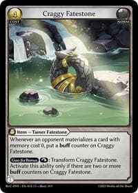Craggy Fatestone - Guo Jia Re: Collection, Heaven’s Favored - Grand Archive TCG card