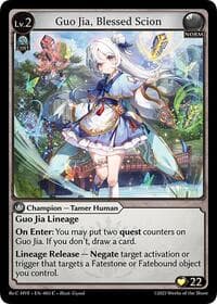 Guo Jia, Blessed Scion - Guo Jia Re: Collection, Heaven’s Favored - Grand Archive TCG card