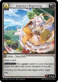 Journey's Beginning - Guo Jia Re: Collection, Heaven’s Favored - Grand Archive TCG card