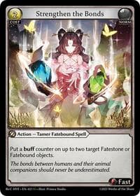 Strengthen the Bonds - Guo Jia Re: Collection, Heaven’s Favored - Grand Archive TCG card