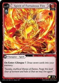 Spirit of Fortuitous Fire - Abyssal Heaven - Grand Archive TCG card