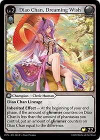 Diao Chan, Dreaming Wish - Abyssal Heaven - Grand Archive TCG card