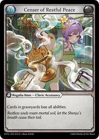 Censer of Restful Peace - Abyssal Heaven - Grand Archive TCG card