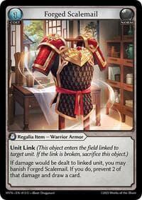 Forged Scalemail - Abyssal Heaven - Grand Archive TCG card