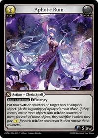 Aphotic Ruin - Abyssal Heaven - Grand Archive TCG card