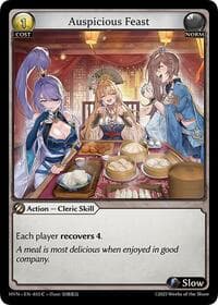 Auspicious Feast - Abyssal Heaven - Grand Archive TCG card
