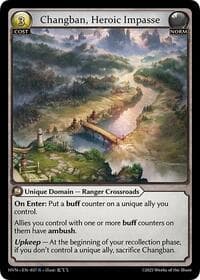 Changban, Heroic Impasse - Abyssal Heaven - Grand Archive TCG card