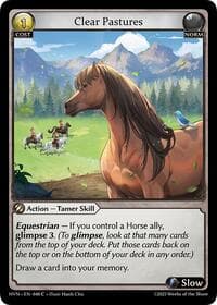 Clear Pastures - Abyssal Heaven - Grand Archive TCG card