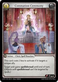 Coronation Ceremony - Abyssal Heaven - Grand Archive TCG card