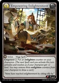 Empowering Enlightenment - Abyssal Heaven - Grand Archive TCG card