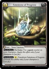 Fatestone of Progress // Airborne Squirrel - Abyssal Heaven - Grand Archive TCG card