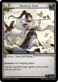 Feathery Tune - Abyssal Heaven - Grand Archive TCG card