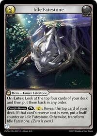 Idle Fatestone // Bolstered Boar - Abyssal Heaven - Grand Archive TCG card
