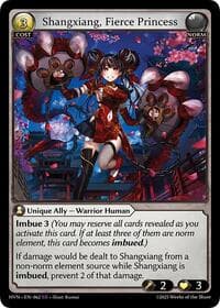 Shangxiang, Fierce Princess - Abyssal Heaven - Grand Archive TCG card