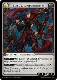 Sun Ce, Weaponsmaster - Abyssal Heaven - Grand Archive TCG card