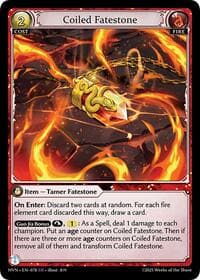 Coiled Fatestone // Serpentine Judicator - Abyssal Heaven - Grand Archive TCG card