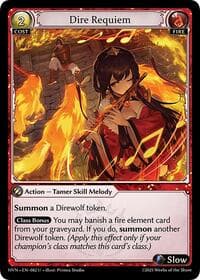 Dire Requiem - Abyssal Heaven - Grand Archive TCG card