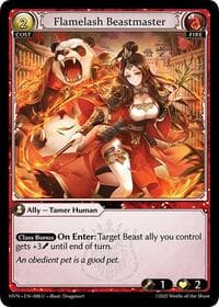 Flamelash Beastmaster - Abyssal Heaven - Grand Archive TCG card