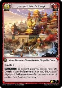Jianye, Dawn's Keep - Abyssal Heaven - Grand Archive TCG card